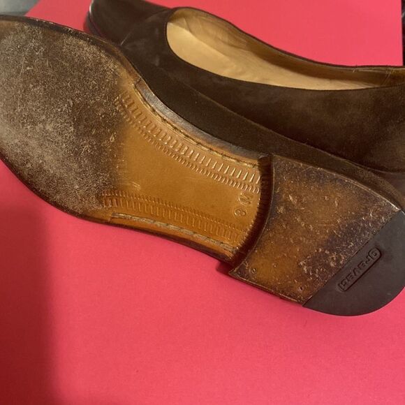 Gravati Per Neiman Marcus Hand Made in Italy All Leather 8 M Suede body - Picture 5 of 8